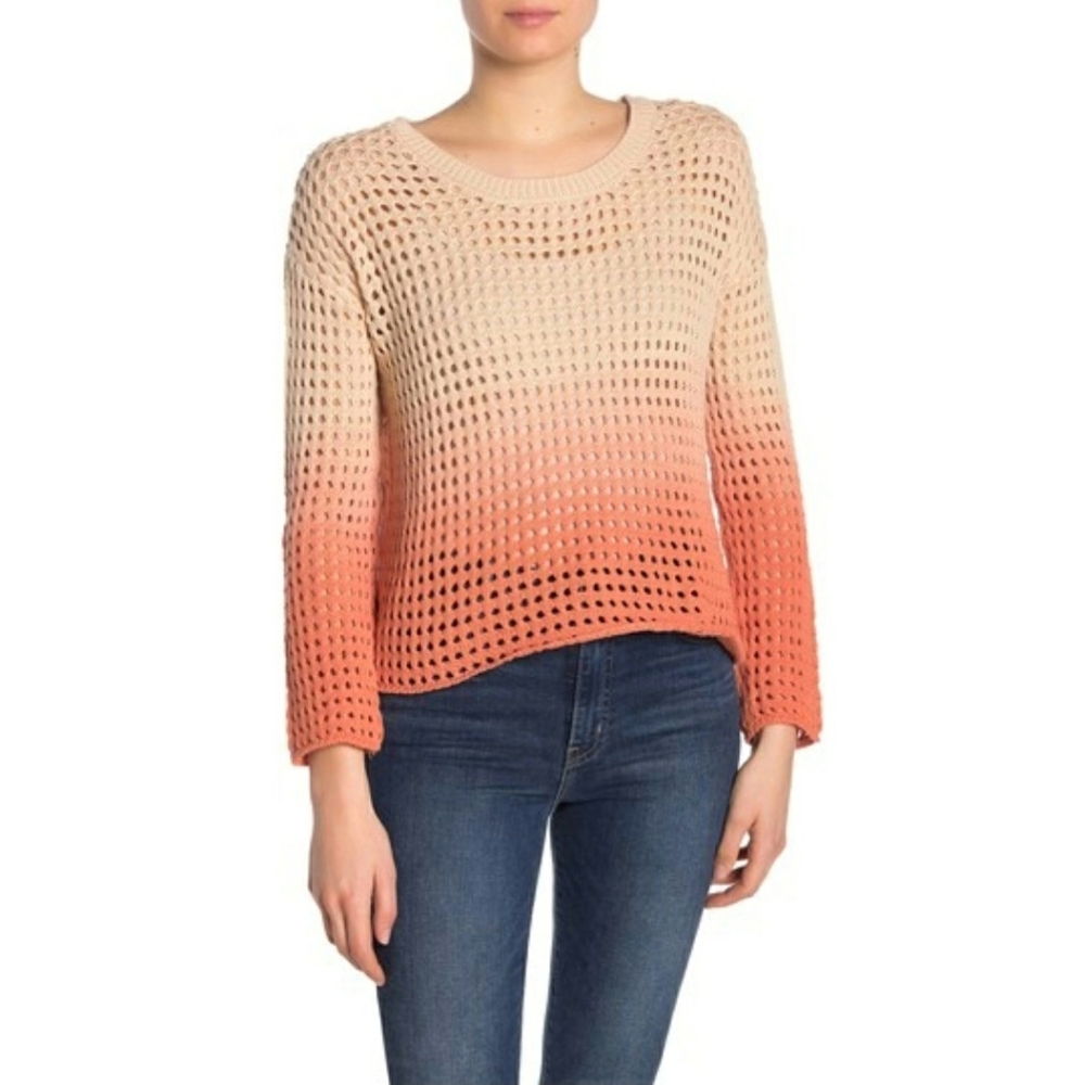 GOOD LUCK GEM Ombre Crochet Top